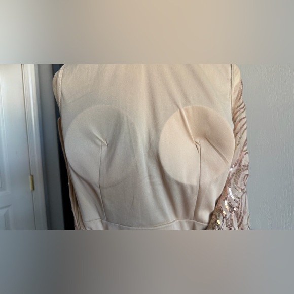 Miss Ord Formal Sequin Maxi Mermaid Prom Dress Bodycon Long Sheer Gown Size S - Picture 12 of 12